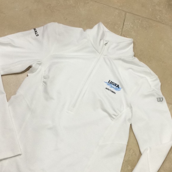 Girl’s L/S USTA Southern Zonals 1/2 Zip Pullover - Picture 2 of 5